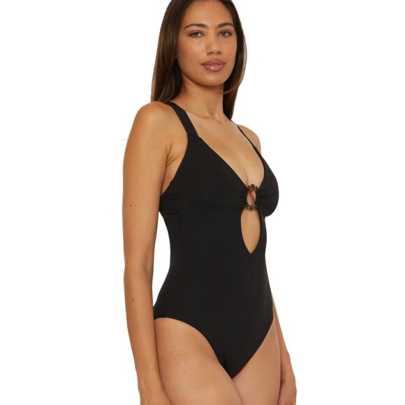 Becca Marble Canyon One Piece in Black Size Medium - Picture 4 of 8